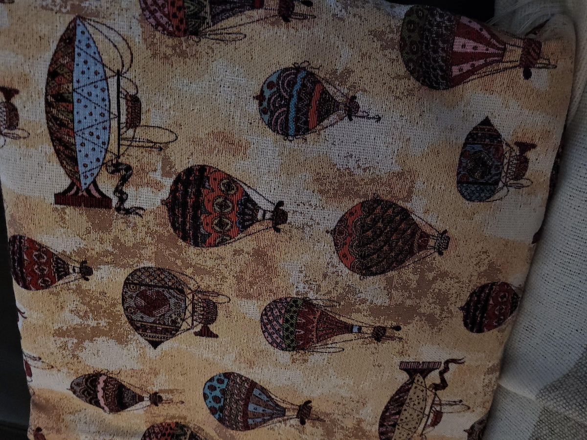 Housse de coussin steampunk.