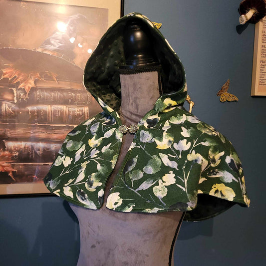 Mini cape doublé en polaire