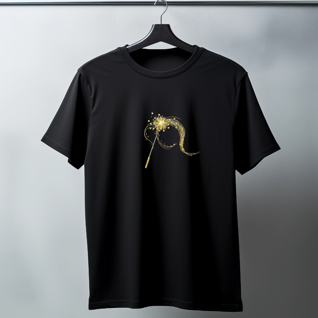 T-shirt brodé thème sorcellerie