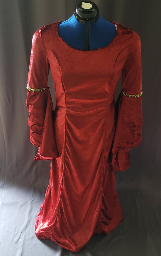 Robe médiéval en velours XL