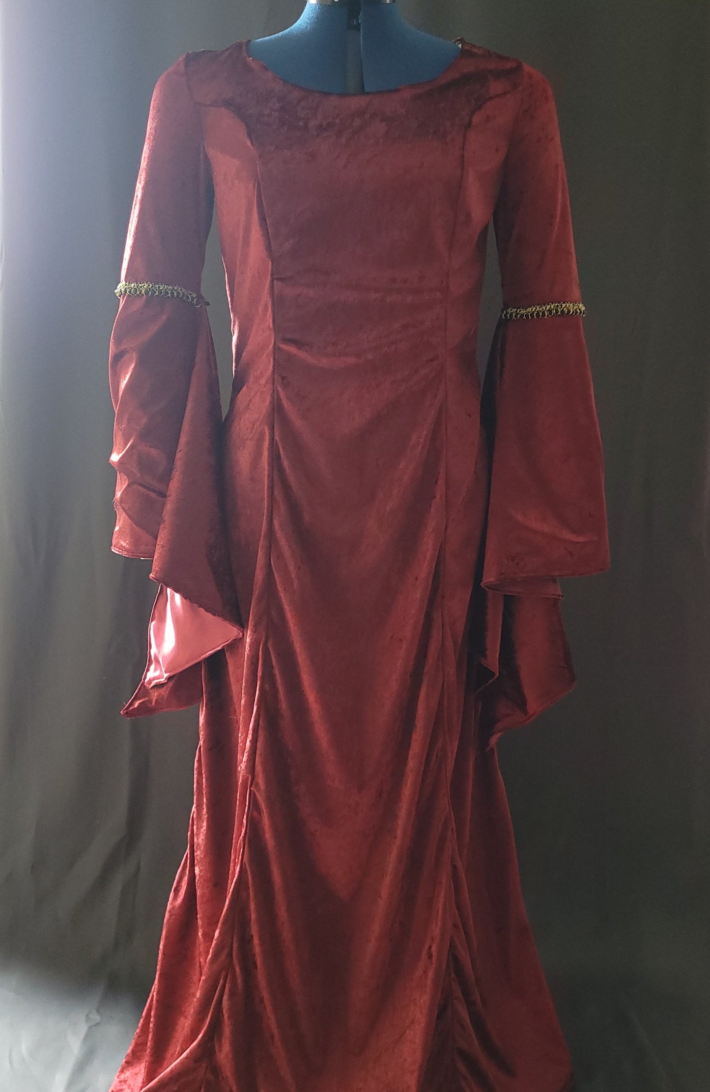 Robe médiéval en velours XL