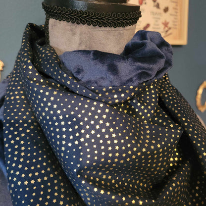 Écharpes triangle doublées en minky.