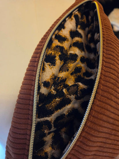 Sac banane velours côtelé