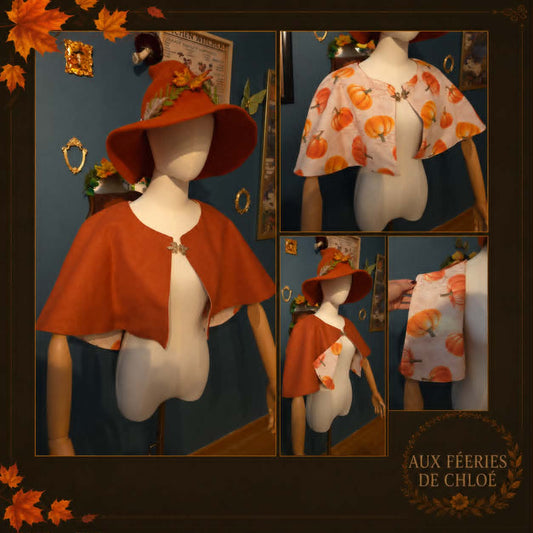 ✨ Cape réversible – Taille unique