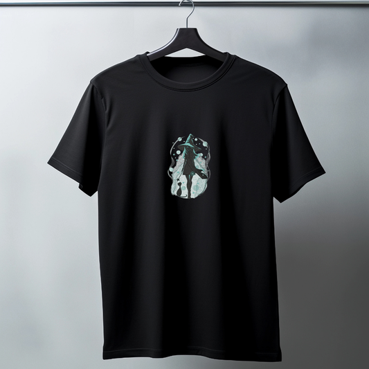 T-shirt brodé thème sorcellerie