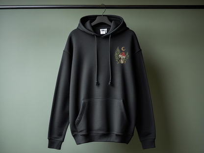 Sweat brodé thème fantasy.