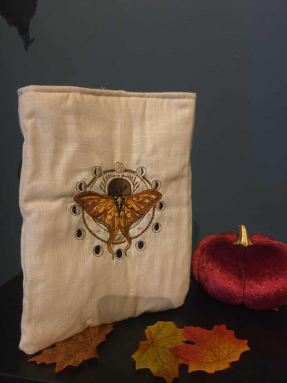 Pochette à livre brodée