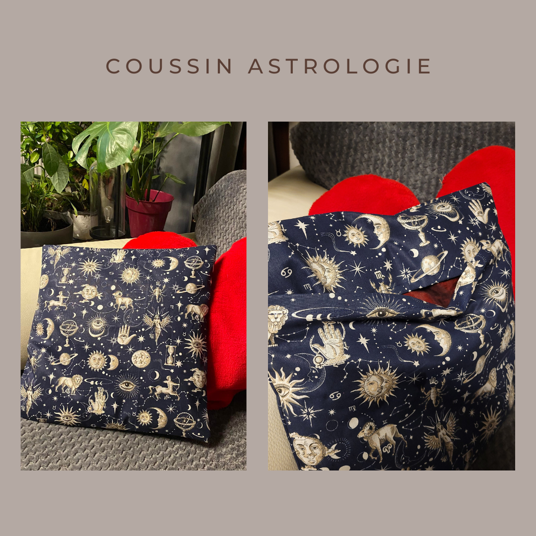 Housse de coussin astrologie