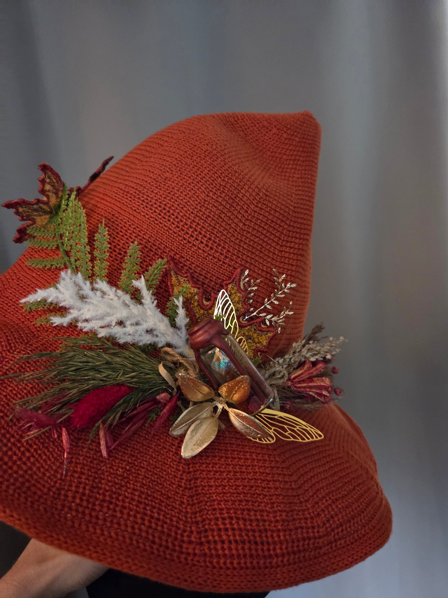 Chapeau " le solstice cuivré "