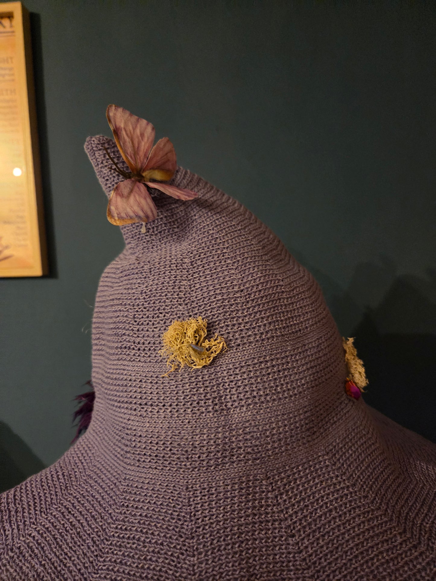 Chapeau " la brume violette "